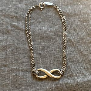 Tiffany & Co. sterling silver infinity bracelet